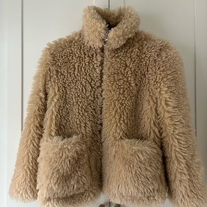 Faux fur jacket